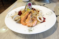辣味海鮮義大利麵