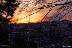 横浜の夕暮れ