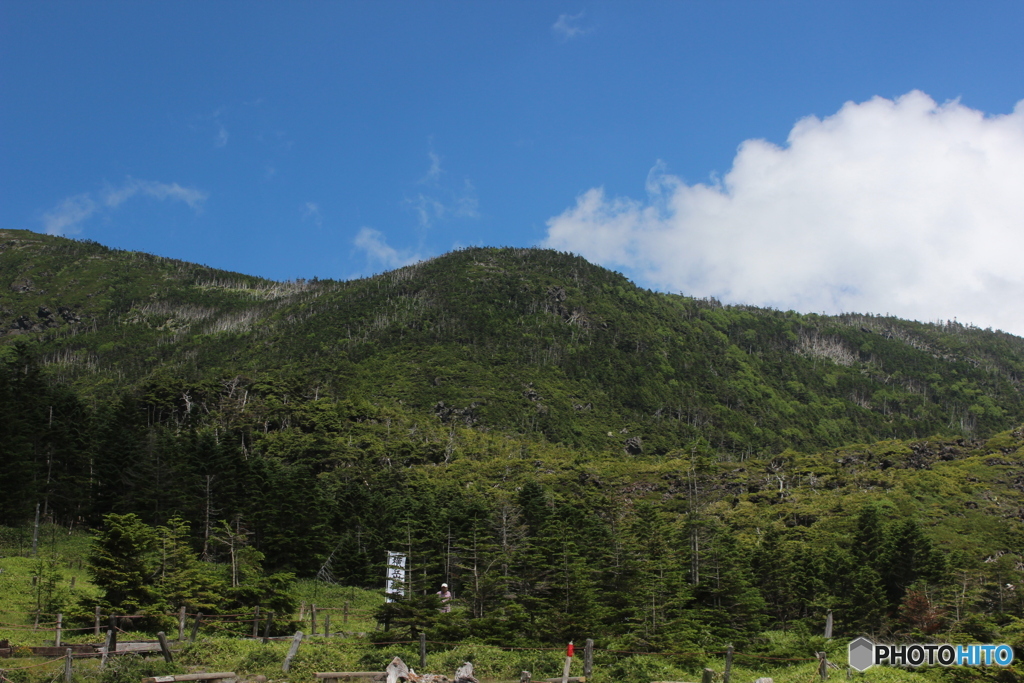 北八ヶ岳ロープウェイ山頂駅より