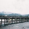 春の京都 嵐山 渡月橋