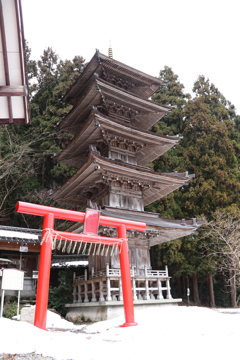 新潟県燕市　酒呑童子神社　2017/2/13
