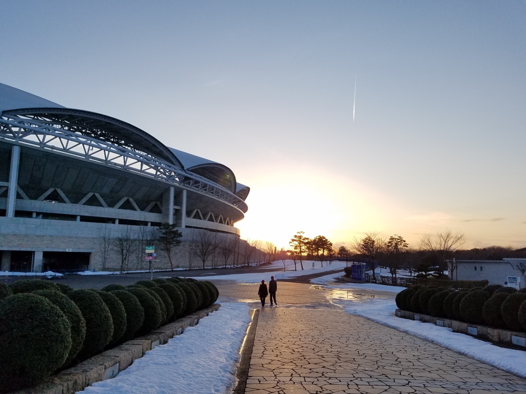 新潟市中央区　鳥屋野潟公園　2017/1/28