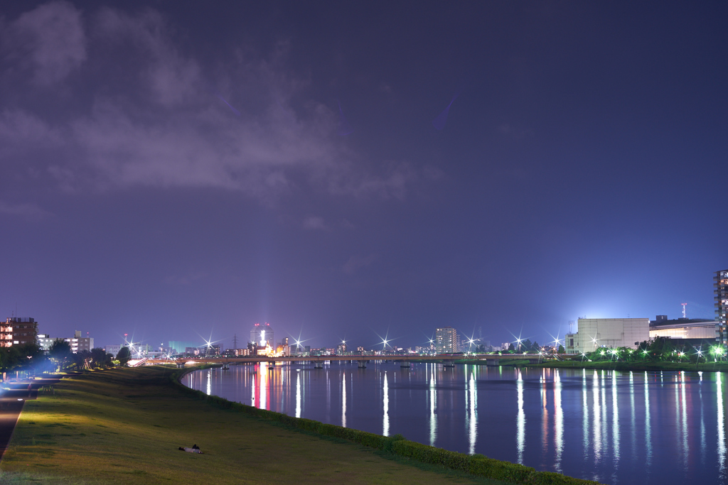 新潟市中央区　八千代橋上より　2017/9/10