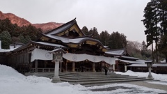 新潟県西蒲原郡弥彦村　弥彦神社　2017/1/22