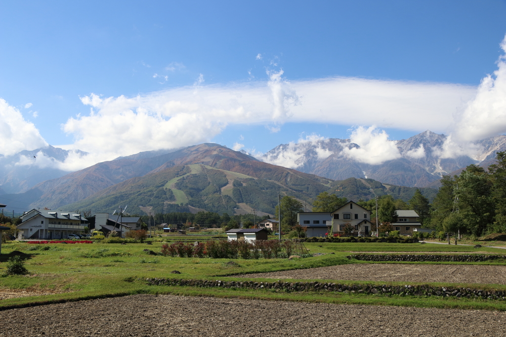 長野県北安曇郡　白馬村　2017/10/9