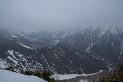 霞む峰々