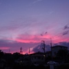 夕焼けの帰り道 梅雨明けを思う