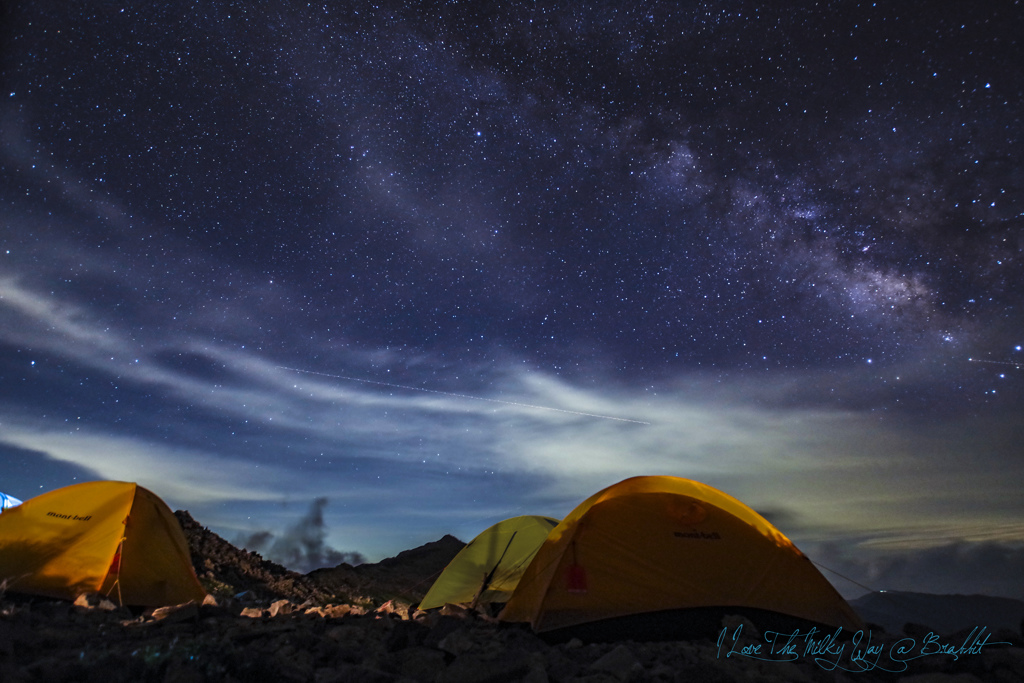 夏の星空、大天荘の思い出