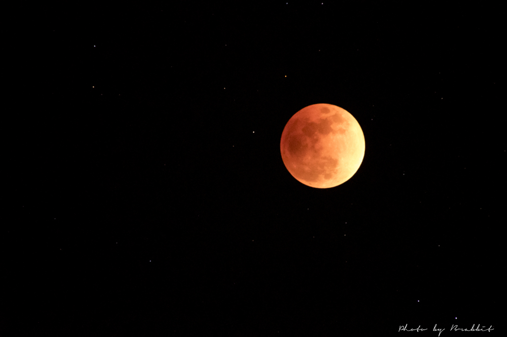 Lunar eclipse was visible in Yokosuka #2