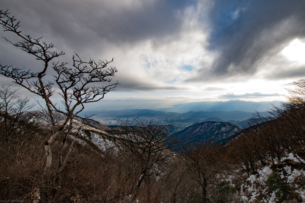 丹沢、塔ノ岳から秦野