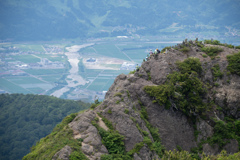 山のてっぺんでトレーニング