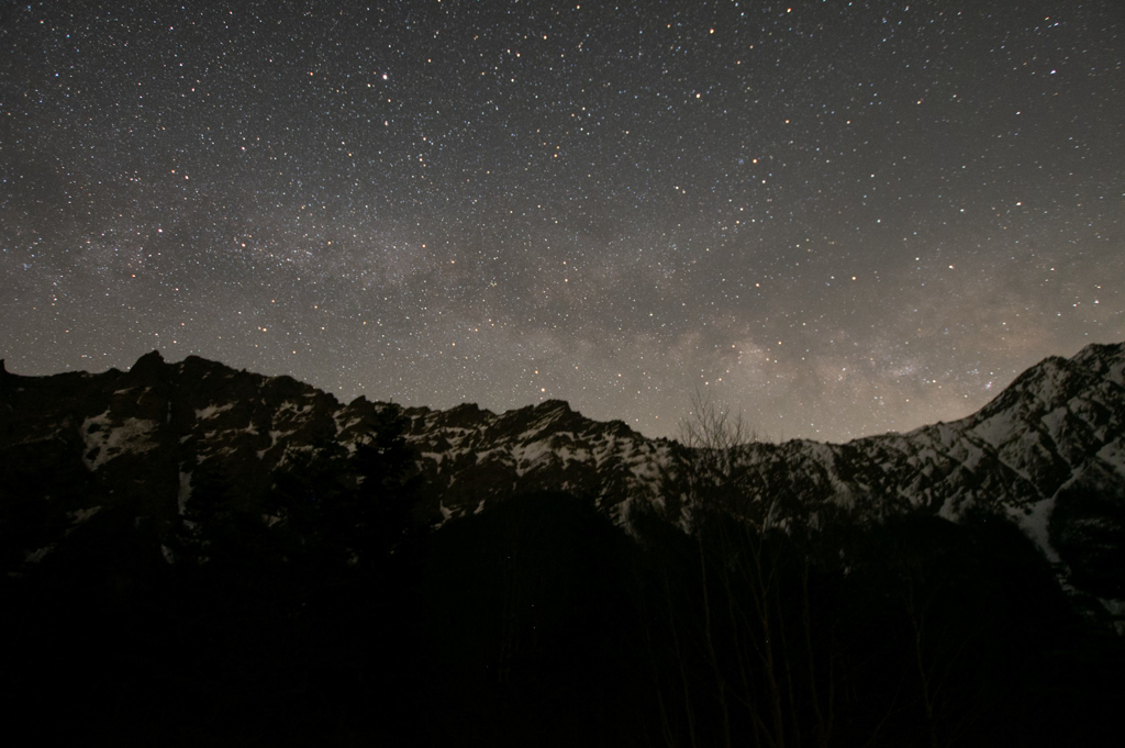 Lay down the Milky Way. 