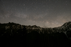 Lay down the Milky Way. 