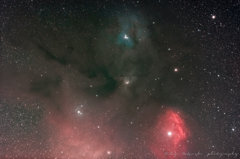 Antares with a sandstorm