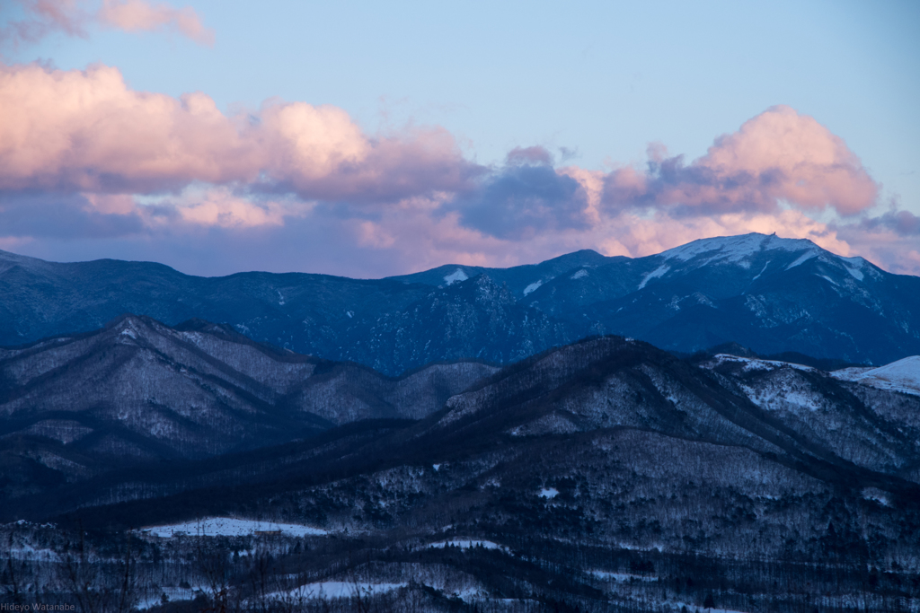 金峰山の夕焼け