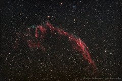 Eastern Veil Nebula , Ligjt and dark