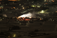 小山　消火活動