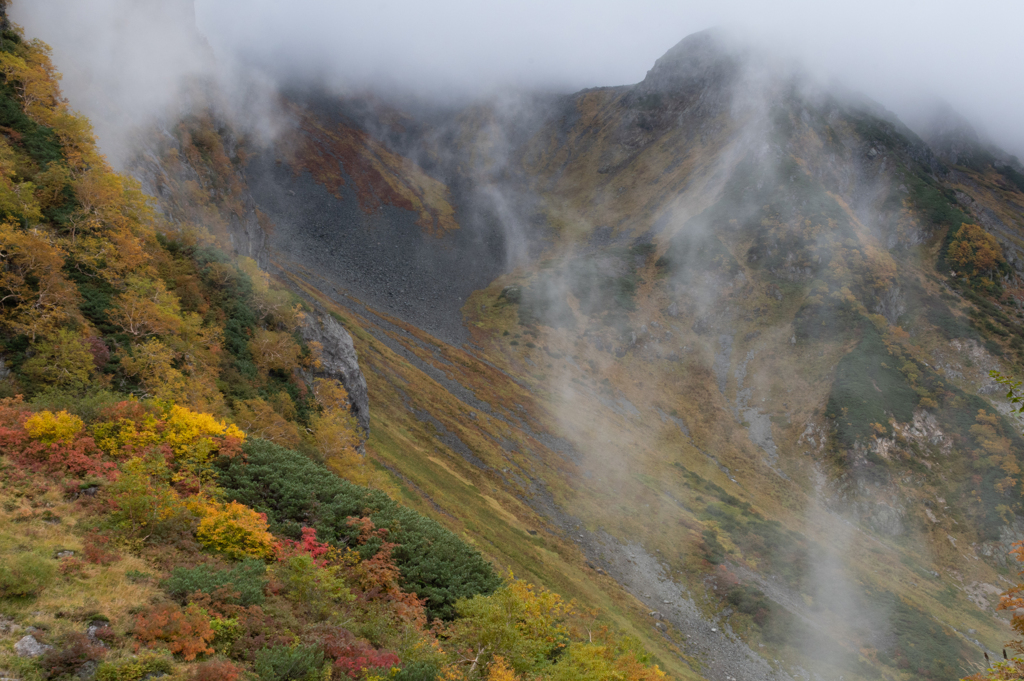 高山に彩りの季節