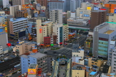 通天閣から見た風景