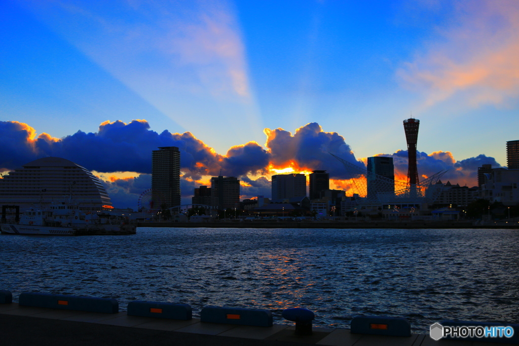 Crepuscular rays