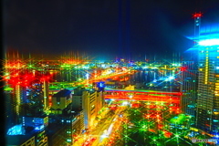 神戸市役所から見た夜景