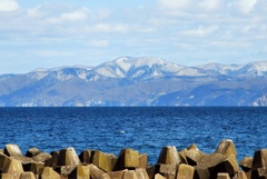 下北半島の山々