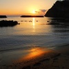 電信浜の夕暮れ