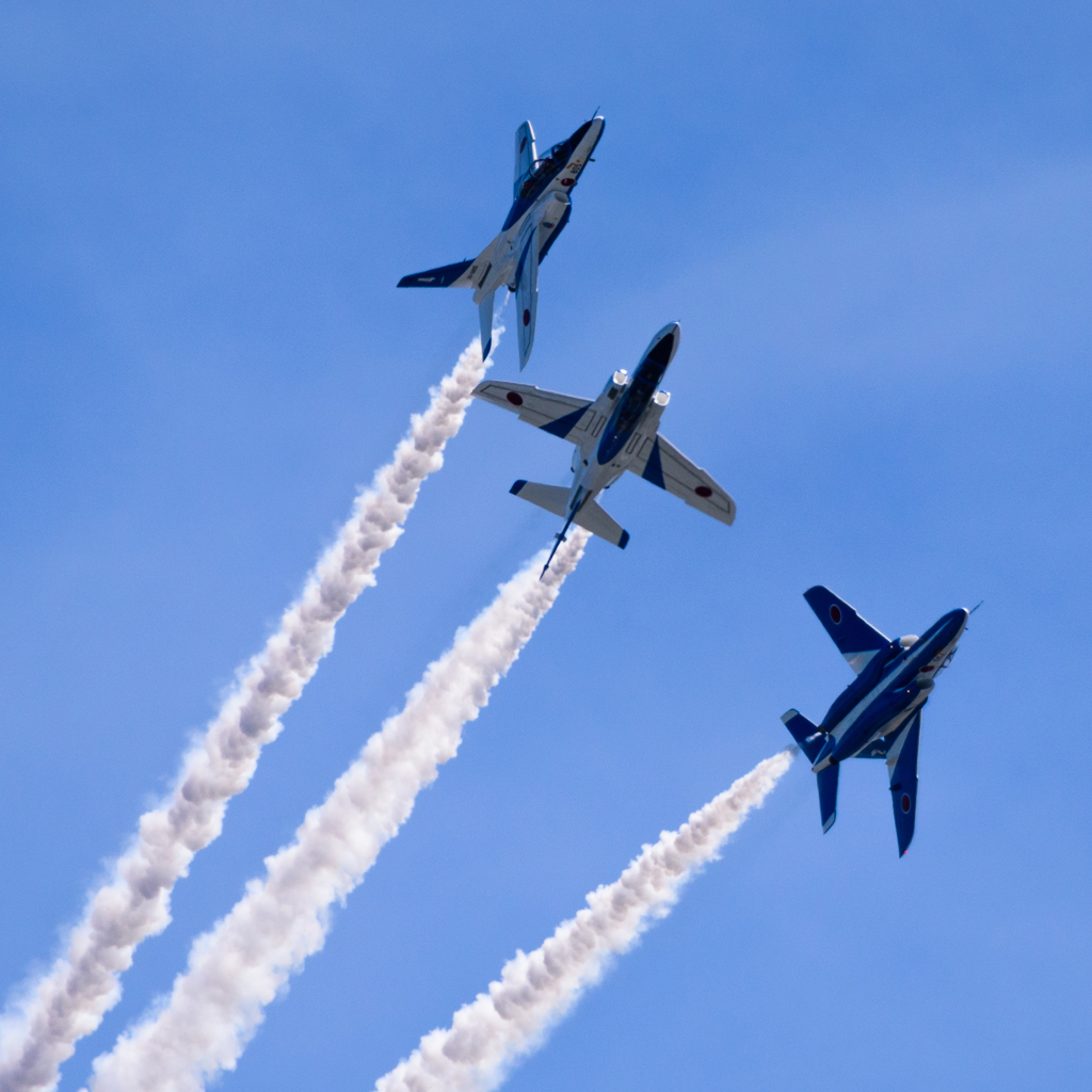 静浜航空祭のブルーインパルス