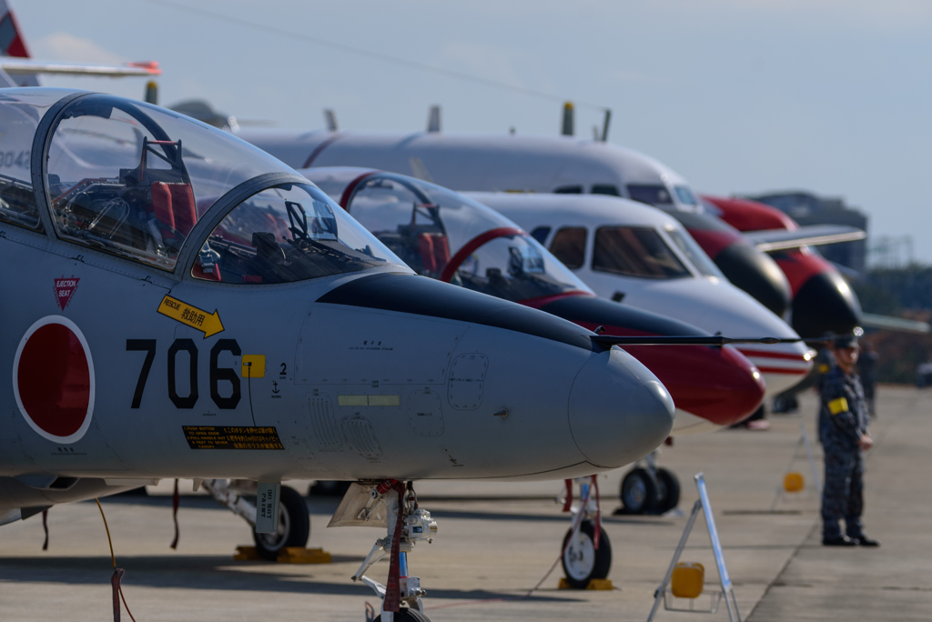 入間基地航空祭の航空機の地上展示