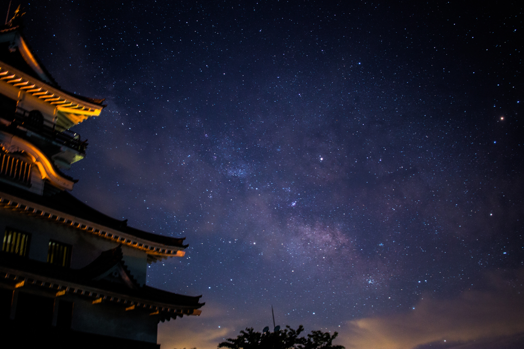 河原城と天の川（なのか？）