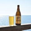 日本海で、瓶ビール