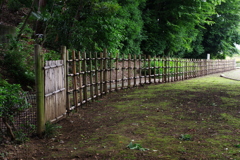 竹の柵