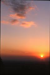 夕日　（2002年11月）