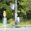 横断歩道はあっち