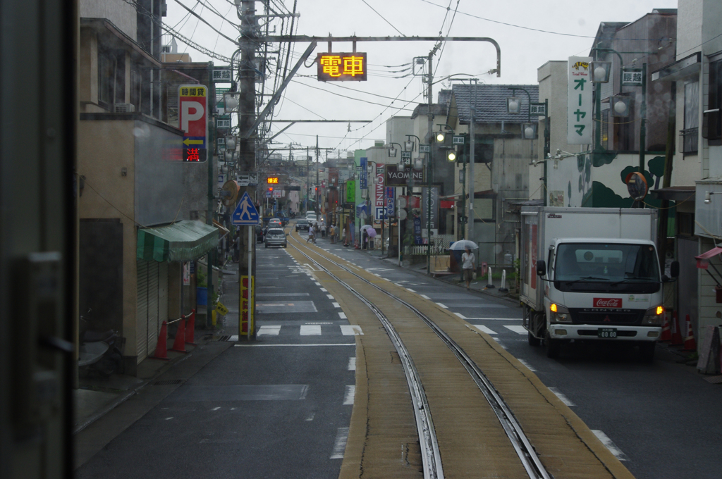 街中を走る