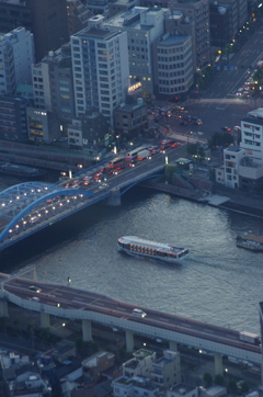 夕暮れ