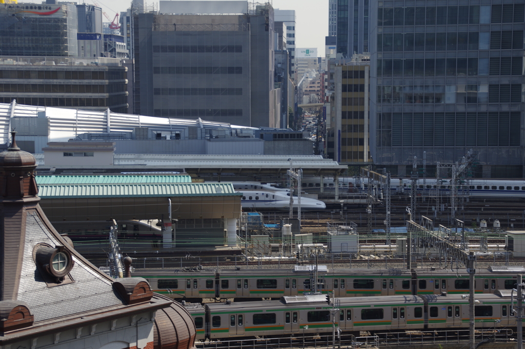 新幹線と在来線