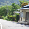 花輪駅に続く道