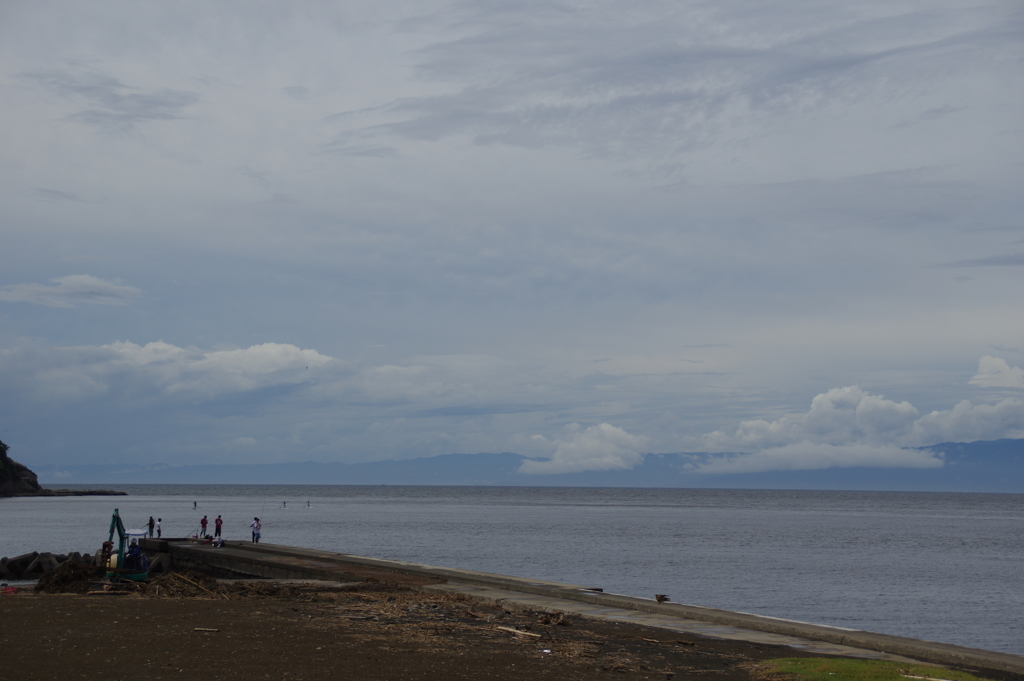 江ノ島の海