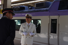 ある駅のホームにて