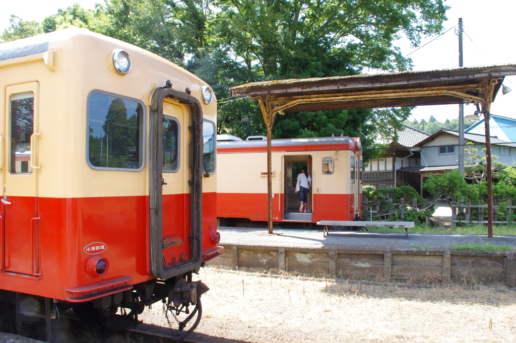 乗り換え駅（上総中野駅）