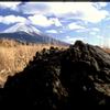 溶岩と富士山　2002年1月