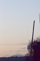 夕刻の風車