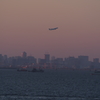 夕方 離陸