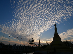 ミャンマー　夕景
