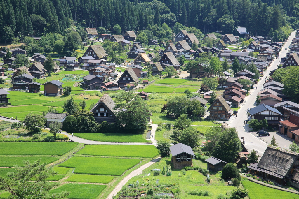 白川郷展望その1