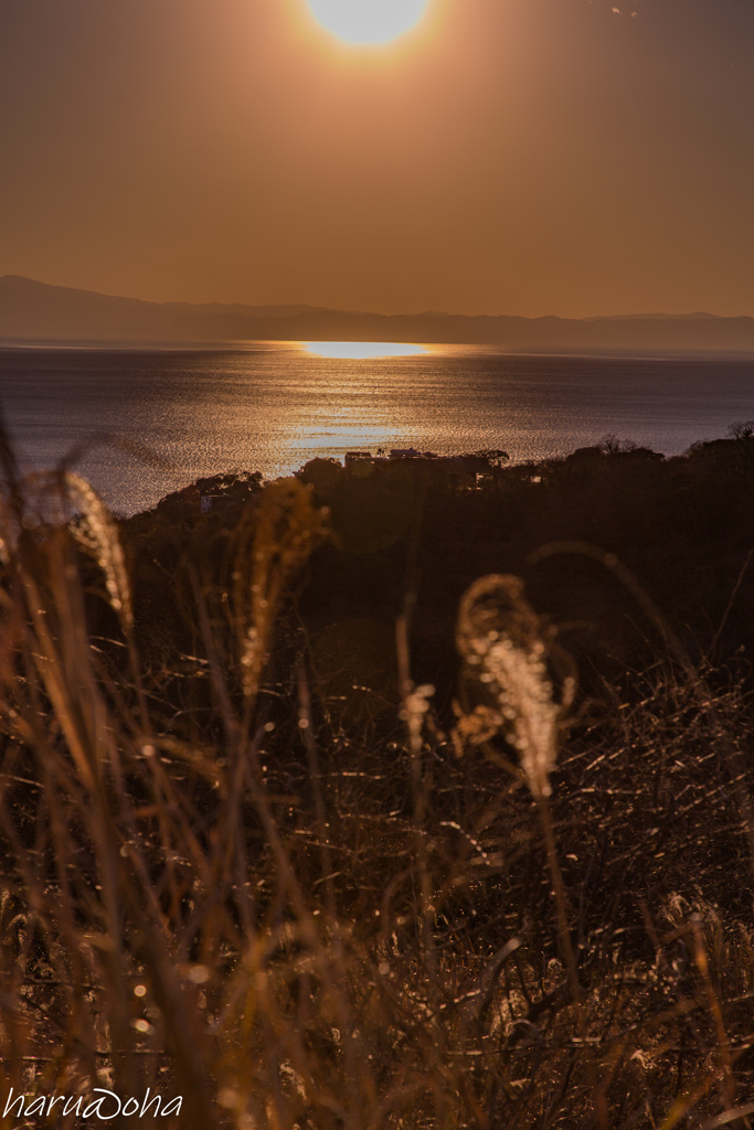 20250113-村から夕景その２