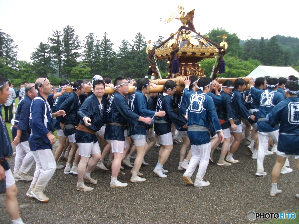 水かけ神輿