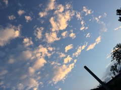 雲と夕暮れ