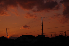 夕日